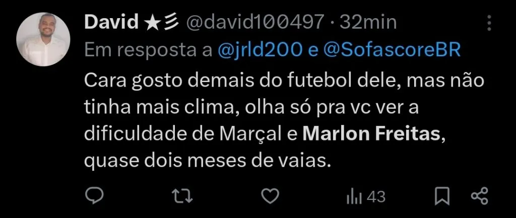 Repercussão via Twitter