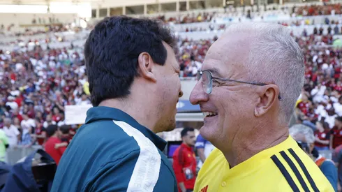 Diniz e Dorival juntos no Maracanã. Foto: Wagner Meier/Getty Images