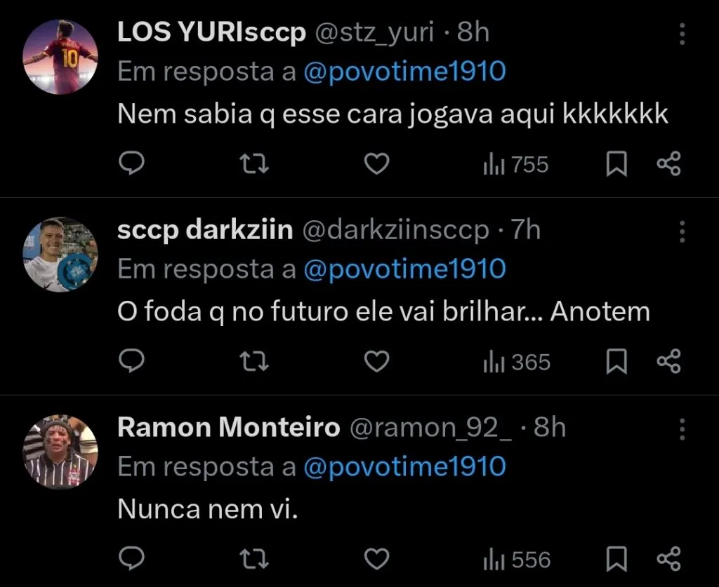 Repercussão via Twitter