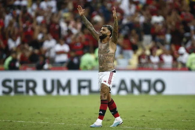 Gabriel Barbosa of Flamengo . (Photo by Wagner Meier/Getty Images)