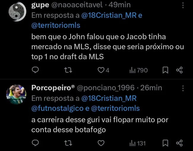 Repercussão via Twitter