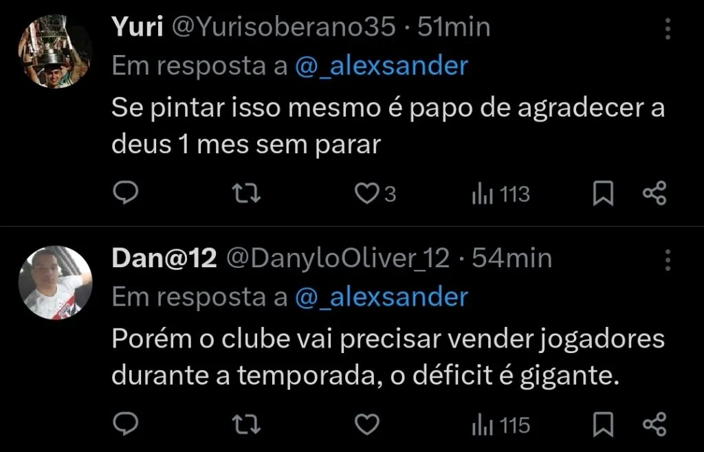 Repercussão via Twitter