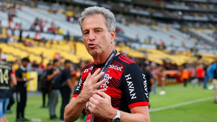 Rodolfo Landim garantiu novo patrocínio para o Clube (Foto: Gilvan de Souza/CR Flamengo/Divulgação)