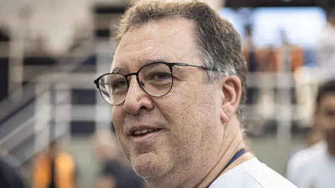 Marcelo Teixeira, presidente do Santos breca contratações no momento. Foto: Raul Baretta/Santos FC