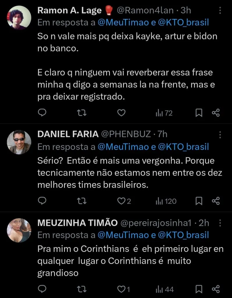 Repercussão via Twitter