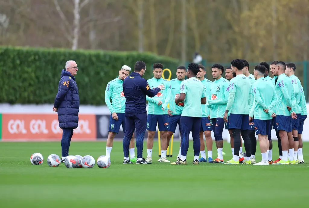Dorival nos primeiros treinos pela Seleção Brasileira. Foto: Rafael Ribeiro / CBF