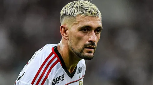 De Arrascaeta jogador do Flamengo durante partida contra o Fluminense no estadio Maracana pelo campeonato Carioca 2024. Foto: Thiago Ribeiro/AGIF