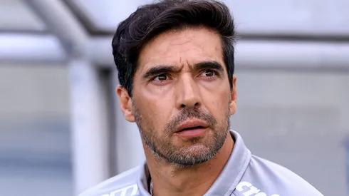 Abel Ferreira tecnico do Palmeiras durante partida contra o Botafogo-SP no estádio Arena Barueri pelo campeonato Paulista 2024. Foto: Marcello Zambrana/AGIF