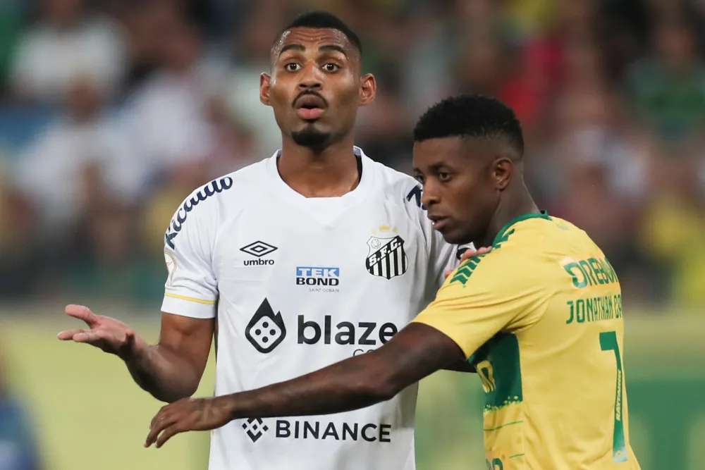 Joaquim em ação pelo Santos. Foto: Gil Gomes/AGIF