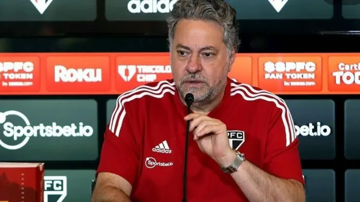 Julio Casares: presidente abriu o jogo sobre busca do São Paulo por reforços (Foto: Divulgação)