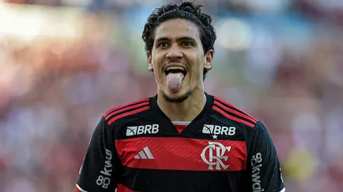 R$ 547 milhões: Pedro, do Flamengo, tem martelo batido no Benfica. Foto: Thiago Ribeiro/AGIF