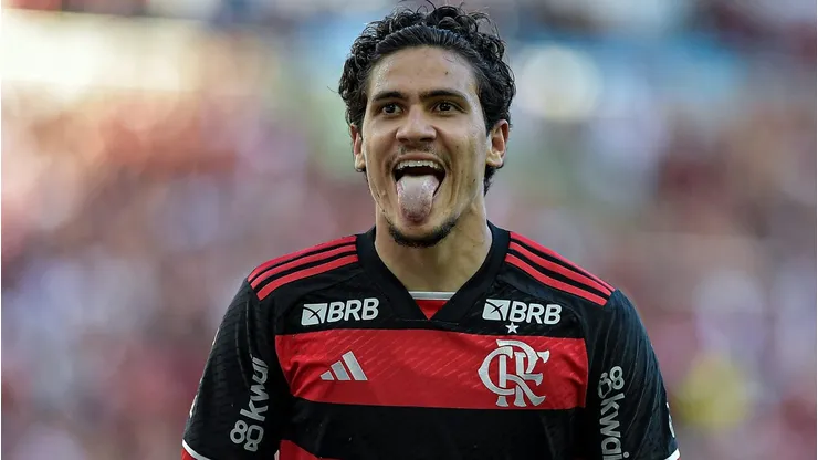 R$ 547 milhões: Pedro, do Flamengo, tem martelo batido no Benfica. Foto: Thiago Ribeiro/AGIF
