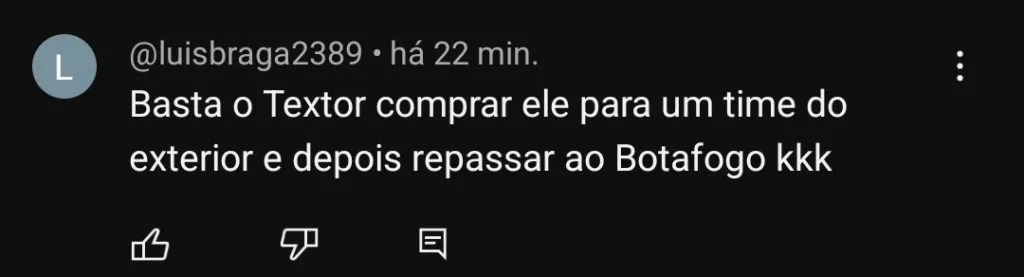 Repercussão via YouTube