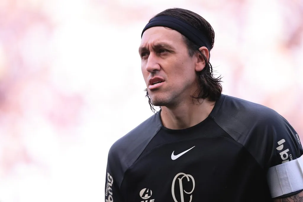 Goleiro Cássio em ação pelo Corinthians. Foto: Ettore Chiereguini/AGIF