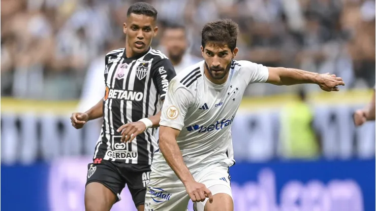 Lucas Silva of Cruzeiro . (Photo by João Guilherme/Getty Images)
