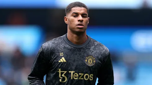 Marcus Rashford of Manchester United . (Photo by Catherine Ivill/Getty Images)