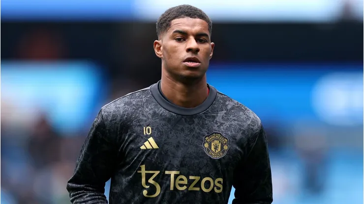 Marcus Rashford of Manchester United . (Photo by Catherine Ivill/Getty Images)
