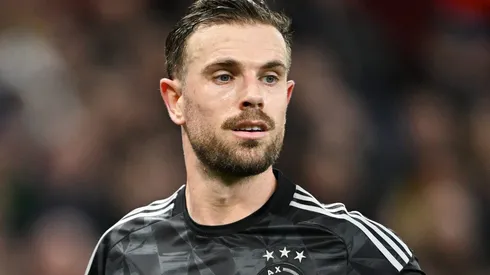 Jordan Henderson pelo Ajax . (Photo by Michael Regan/Getty Images)