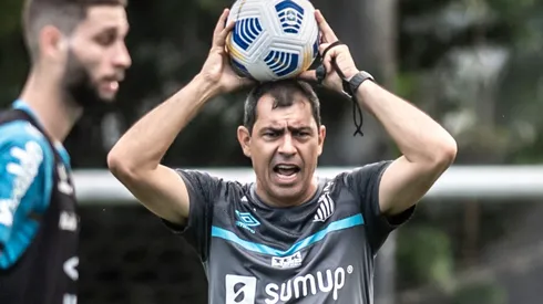 Carille abriu o jogo sobre jovens no Santos (Foto: Ivan Storti/Santos FC/Divulgação)