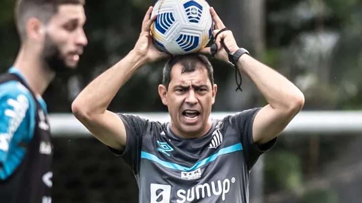Carille abriu o jogo sobre jovens no Santos (Foto: Ivan Storti/Santos FC/Divulgação)