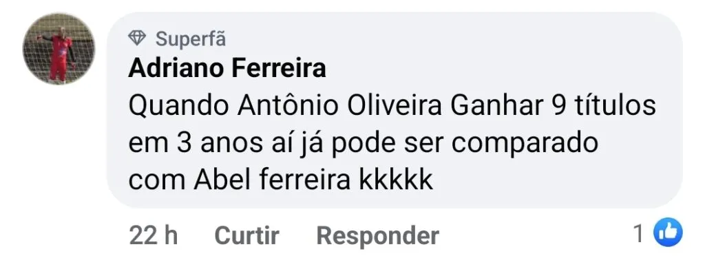 Repercussão via Facebook