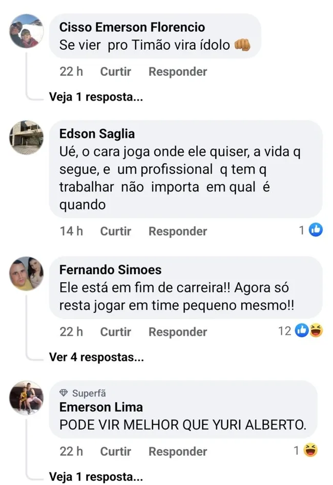 Repercussão via Facebook