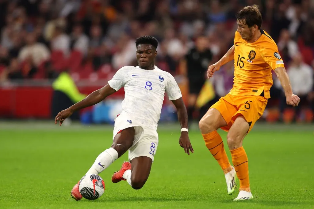 Tchouaméni está barrado de Paris 2024. Foto: Dean Mouhtaropoulos/Getty Images