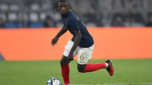 DORTMUND, GERMANY - SEPTEMBER 12: Eduardo Camavinga of France in action during the international friendly match between Germany and France at Signal Iduna Park on September 12, 2023 in Dortmund, Germany. (Photo by Stuart Franklin/Getty Images)