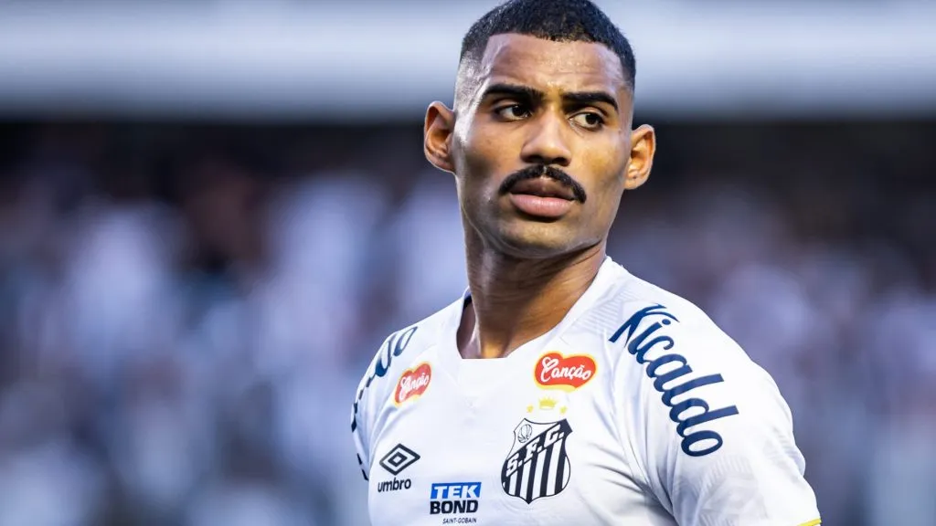 Joaquim, jogador do Santos Foto: Abner Dourado/AGIF