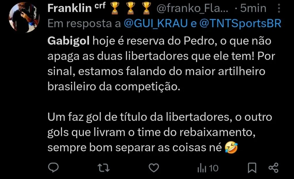 Repercussão via Twitter