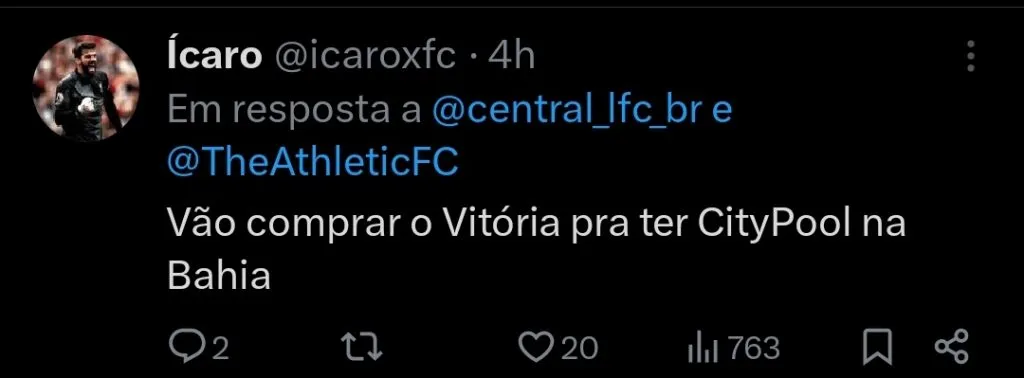 Repercussão via Twitter