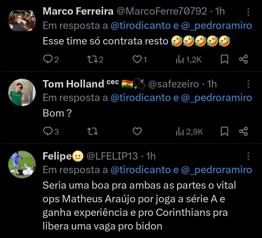 Repercussão via Twitter