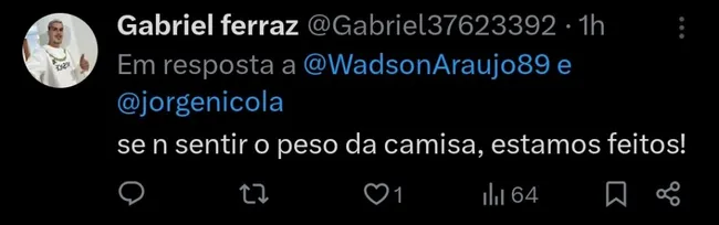 Repercussão via Twitter