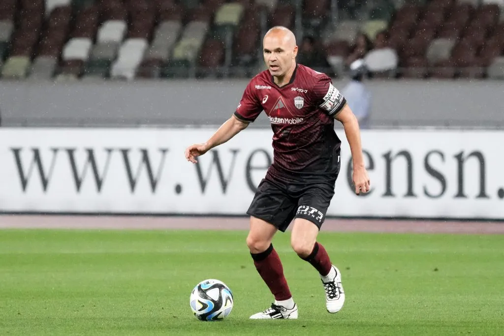 Andres Iniesta of Vissel Kobe. (Photo by Koji Watanabe/Getty Images)
