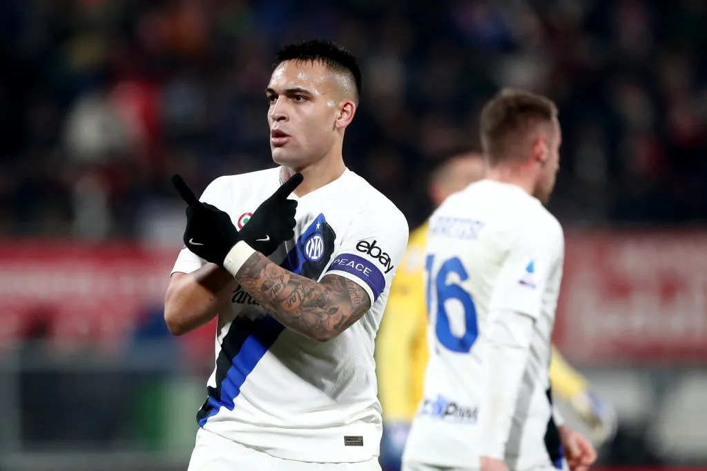 Lautaro Martínez, o artilheiro da Inter (Photo by Marco Luzzani/Getty Images)