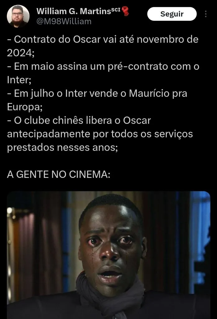 Repercussão via Twitter