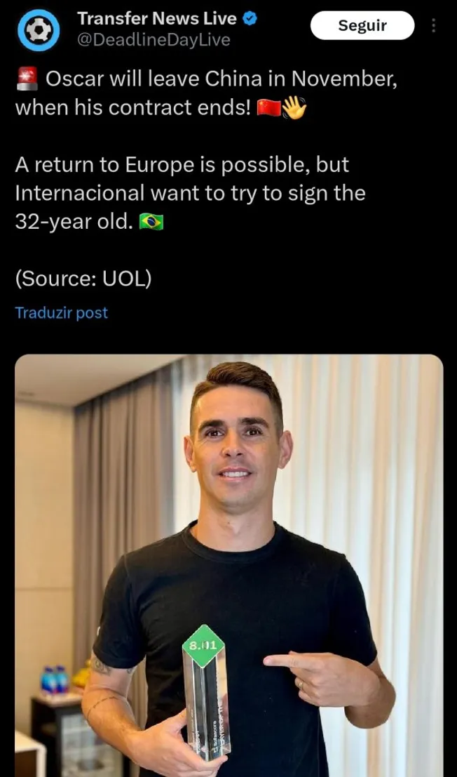 Repercussão via Twitter