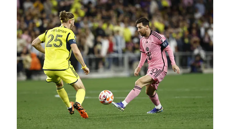 Partida de ida no Tennessee marcou um empate com gosto de vitória para o Inter Miami contra o Nashville, pela Concachampions (Foto: Johnnie Izquierdo/Getty Images)