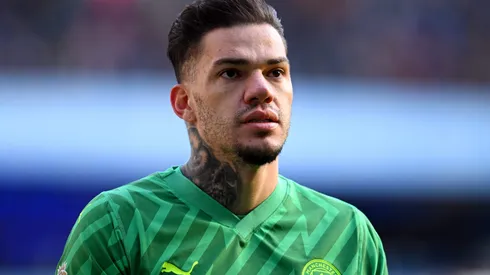 Ederson pelo Manchester City (Photo by Michael Regan/Getty Images)
