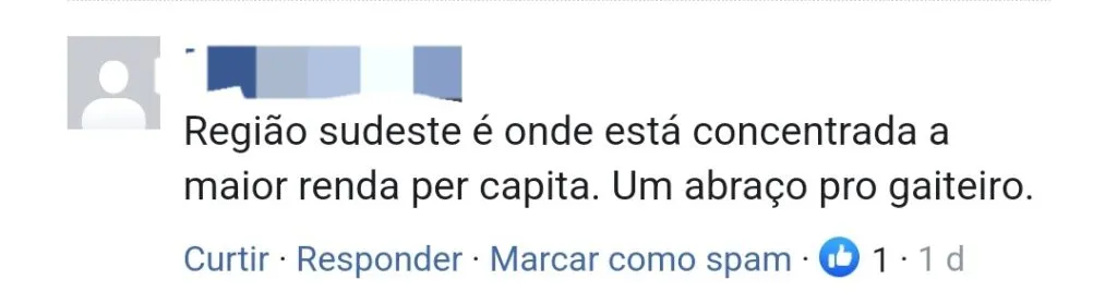 Repercussão via Facebook