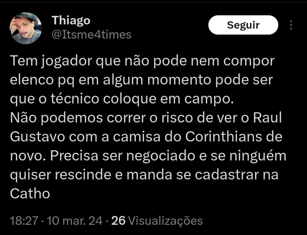 Repercussão via Twitter