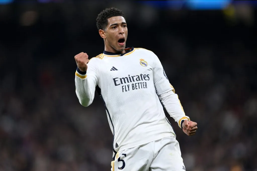 Jude Bellingham of Real Madrid . (Photo by David Ramos/Getty Images)