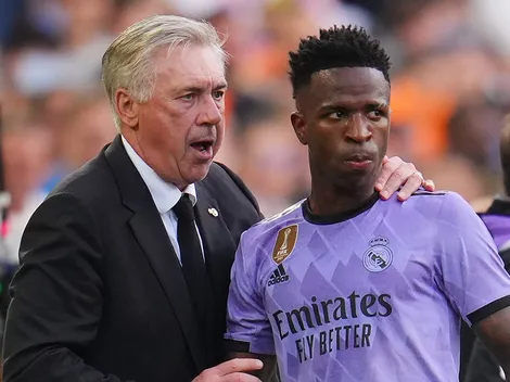 Ancelotti perde a paciência e faz forte desabafo sobre situação de Vinicius Jr. no futebol europeu