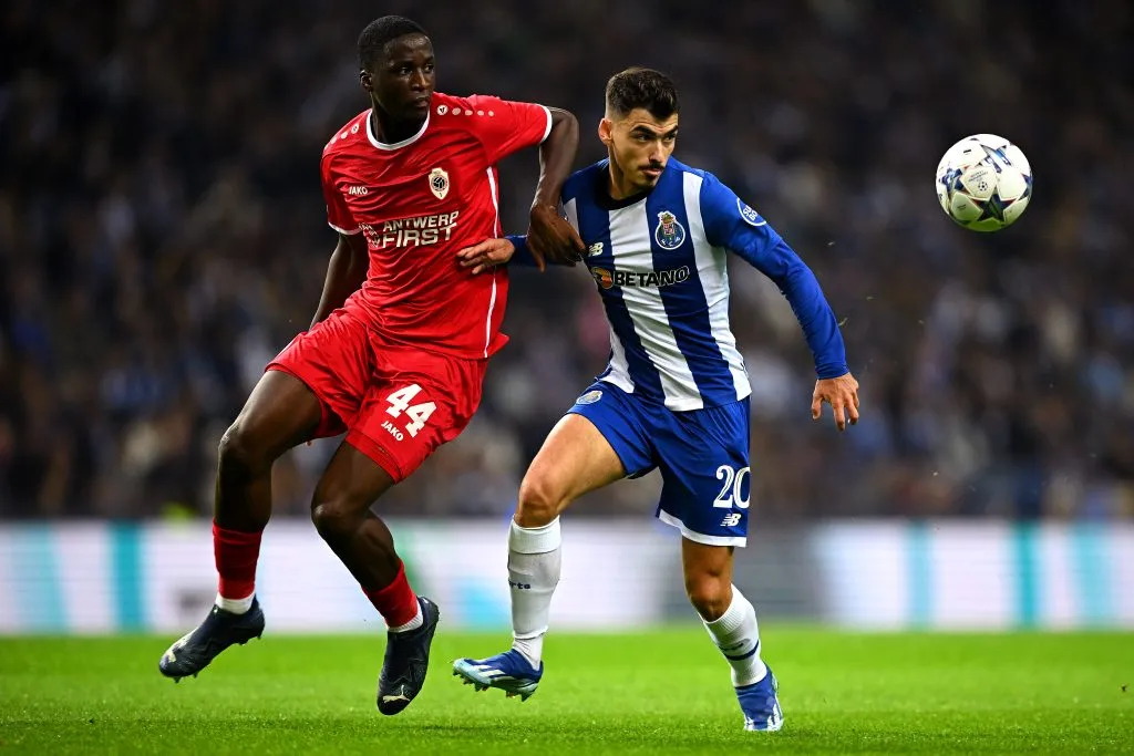 André Franco em ação pelo Porto (Photo by Octavio Passos/Getty Images)