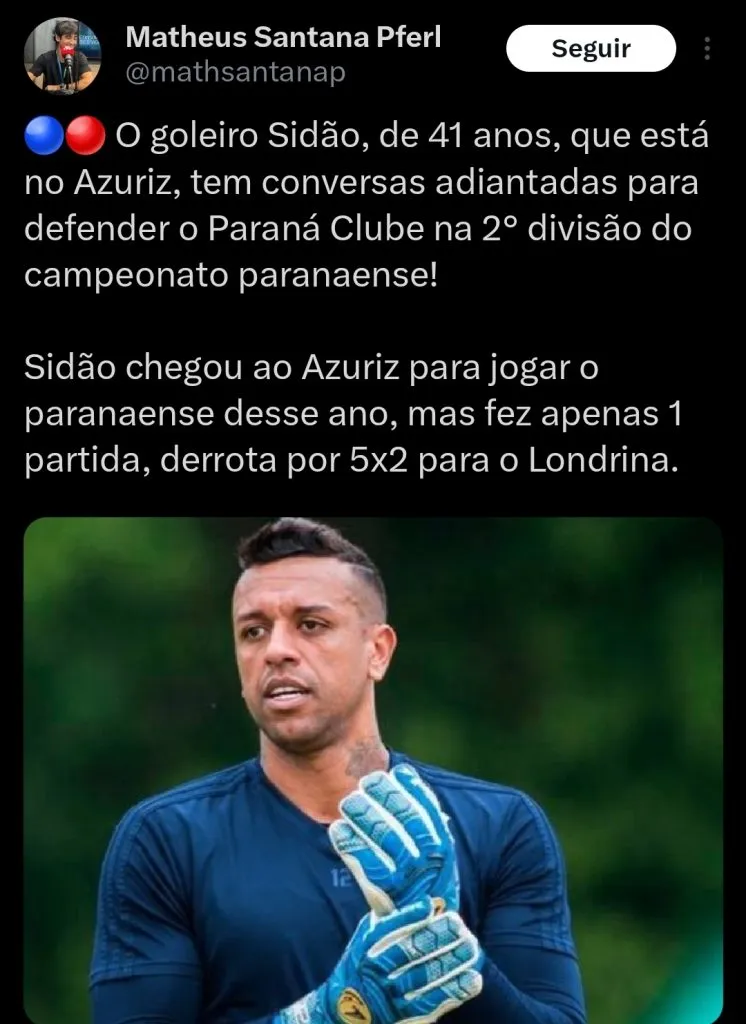 Repercussão via Twitter