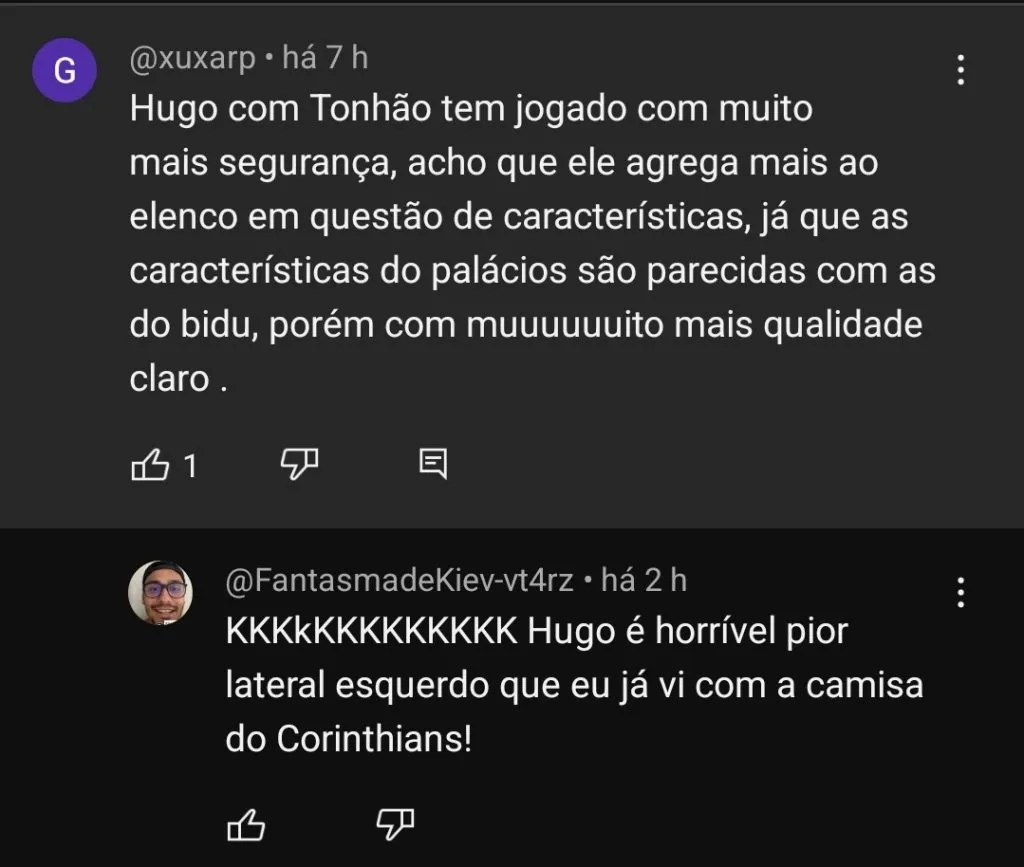 Repercussão via YouTube