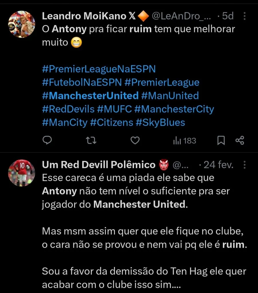 Repercussão via Twitter