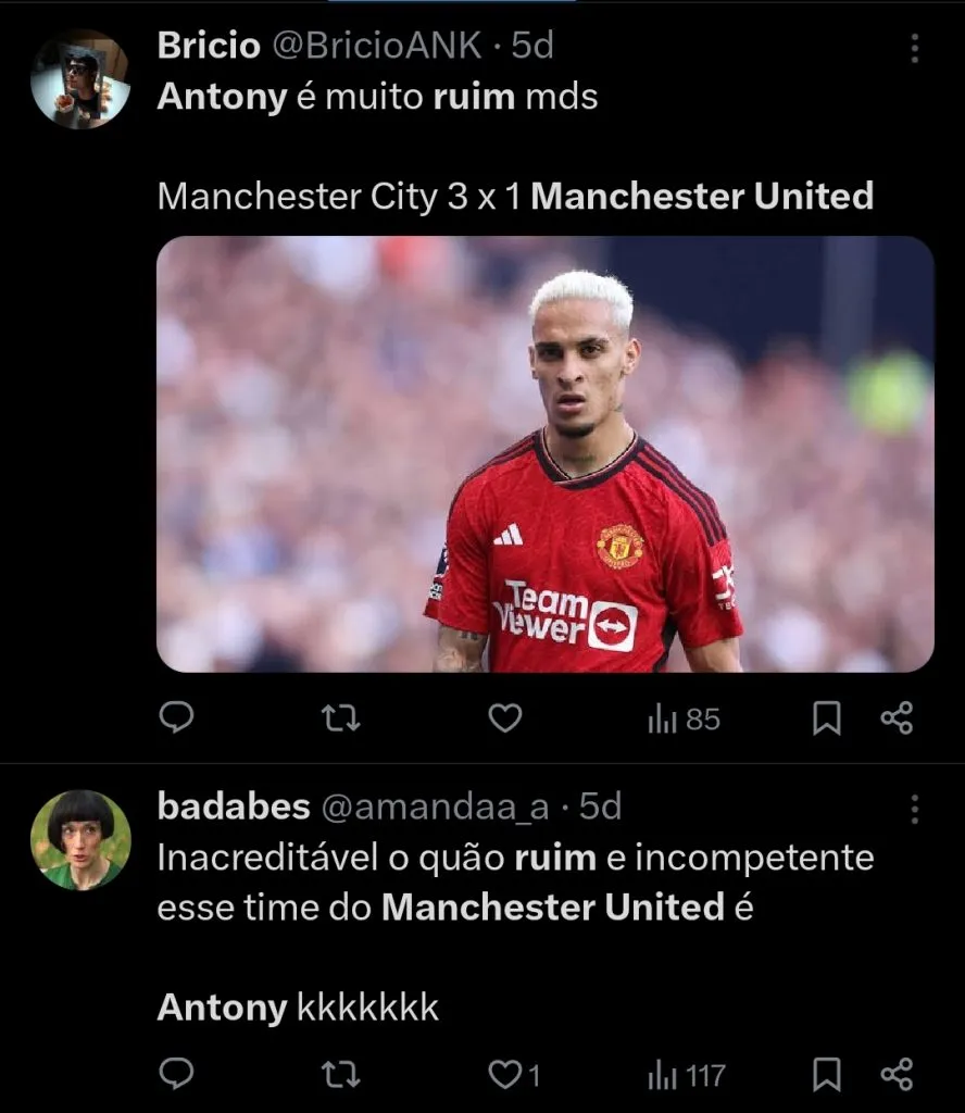 Repercussão via Twitter