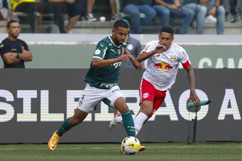 Jorge em ação pelo Palmeiras. (Photo by Ricardo Moreira/Getty Images)