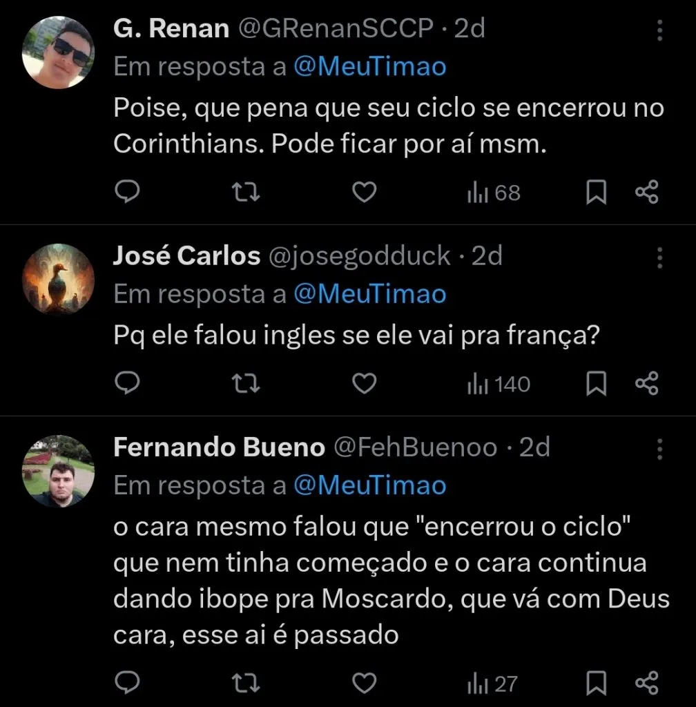 Repercussão via Twitter